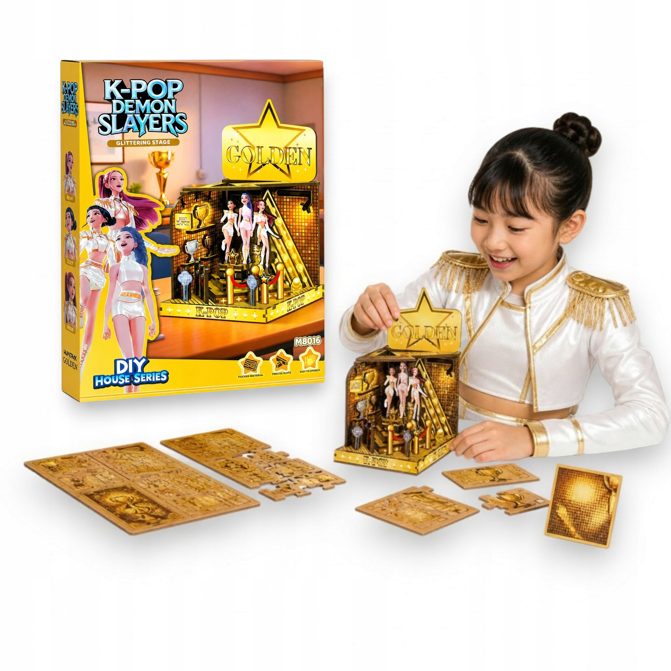 K-POP Scene Creative Assembly Model Kit HOUSE vaikams