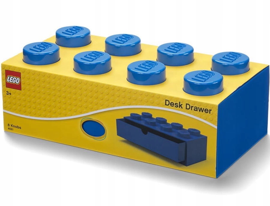 LEGO klocinių dėžutė 8 mėlyna darbastalio
