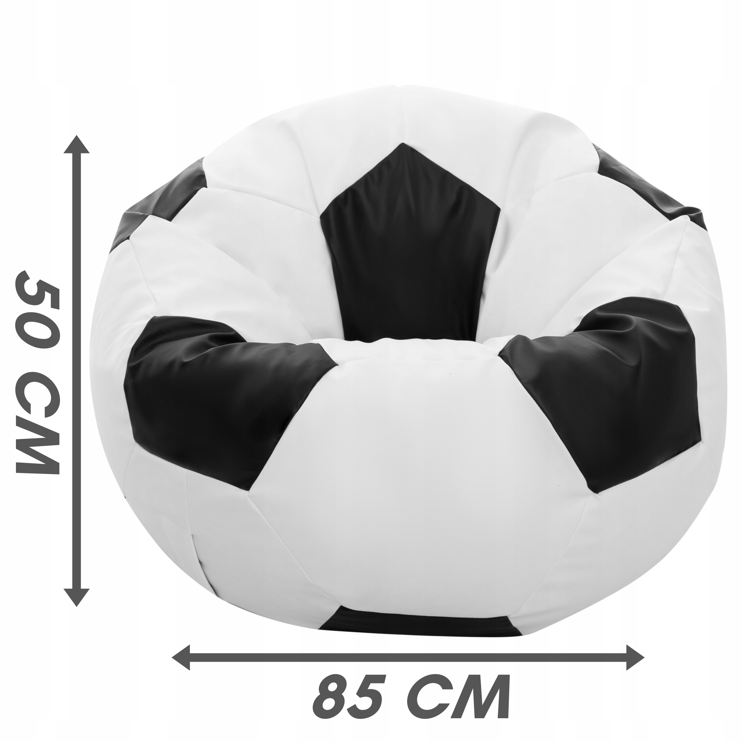 PUFA BALL MEGA BAG SAKO FOTOTELIS PUF FUTBOLO FAIRŲ SĖDYNĖ DAUG SPALVŲ