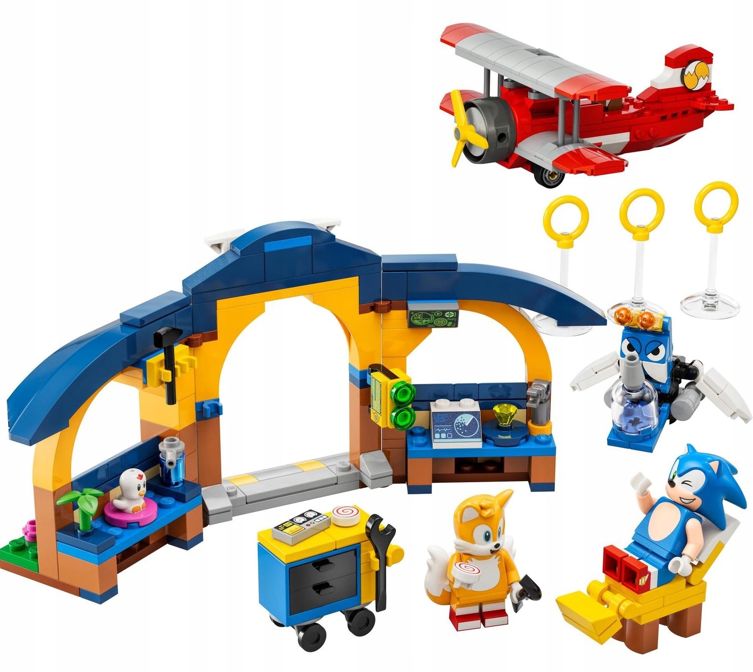 LEGO Sonic Tailsas ir lėktuvas Tornado