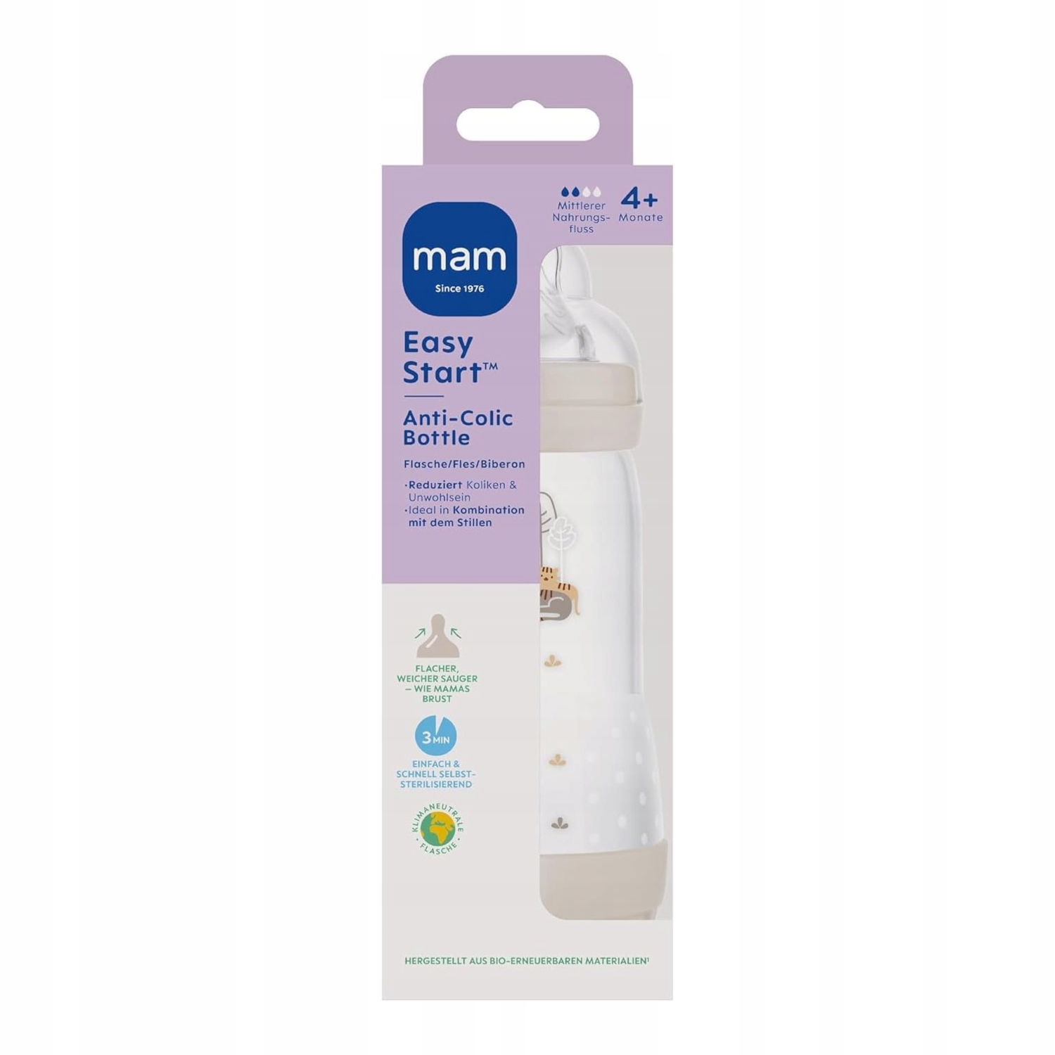 MAM Baby Anti Colic butelka 320 ml greitam srautui