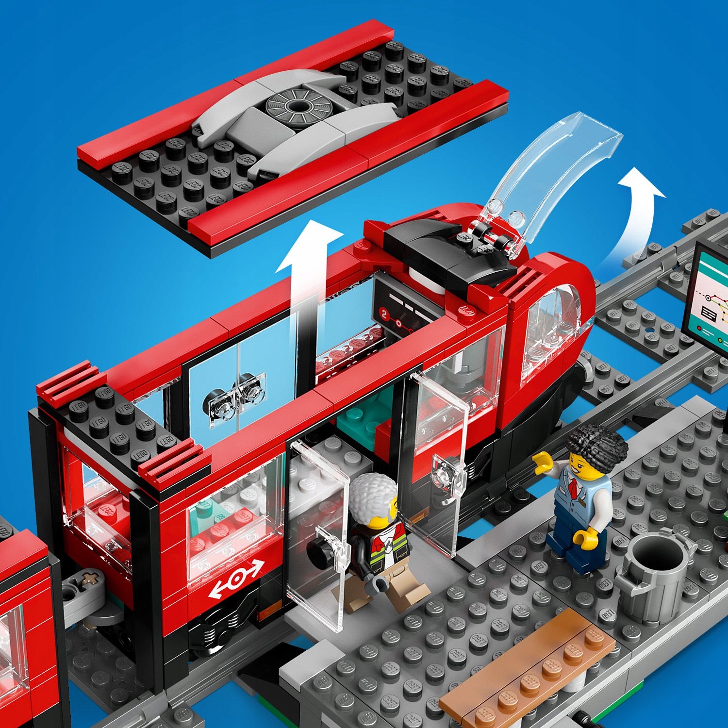 LEGO City City tramvajus su stotimi 60423