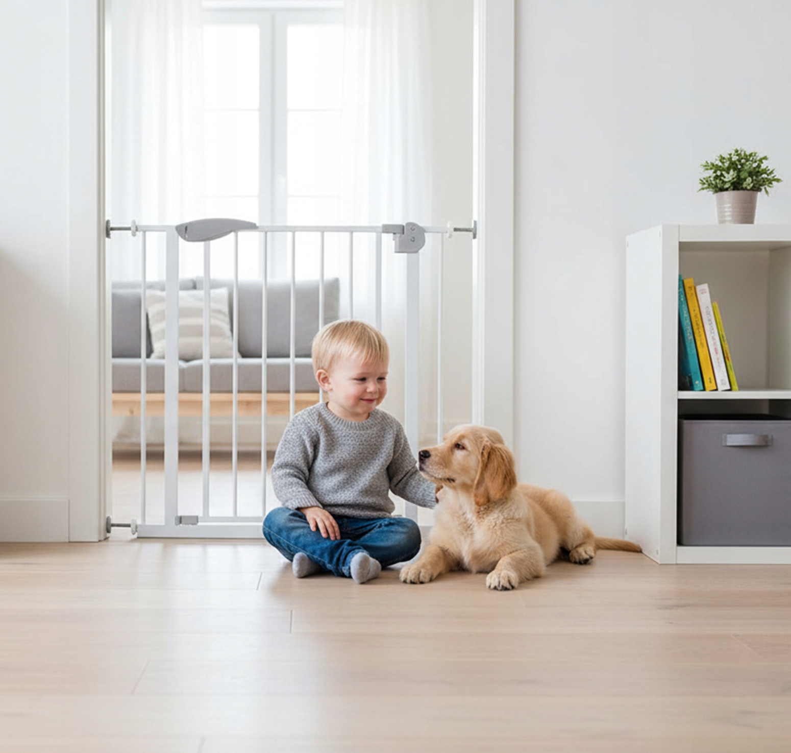 SEVERNO Kids apsauginė barjerka schodams 75-115 cm