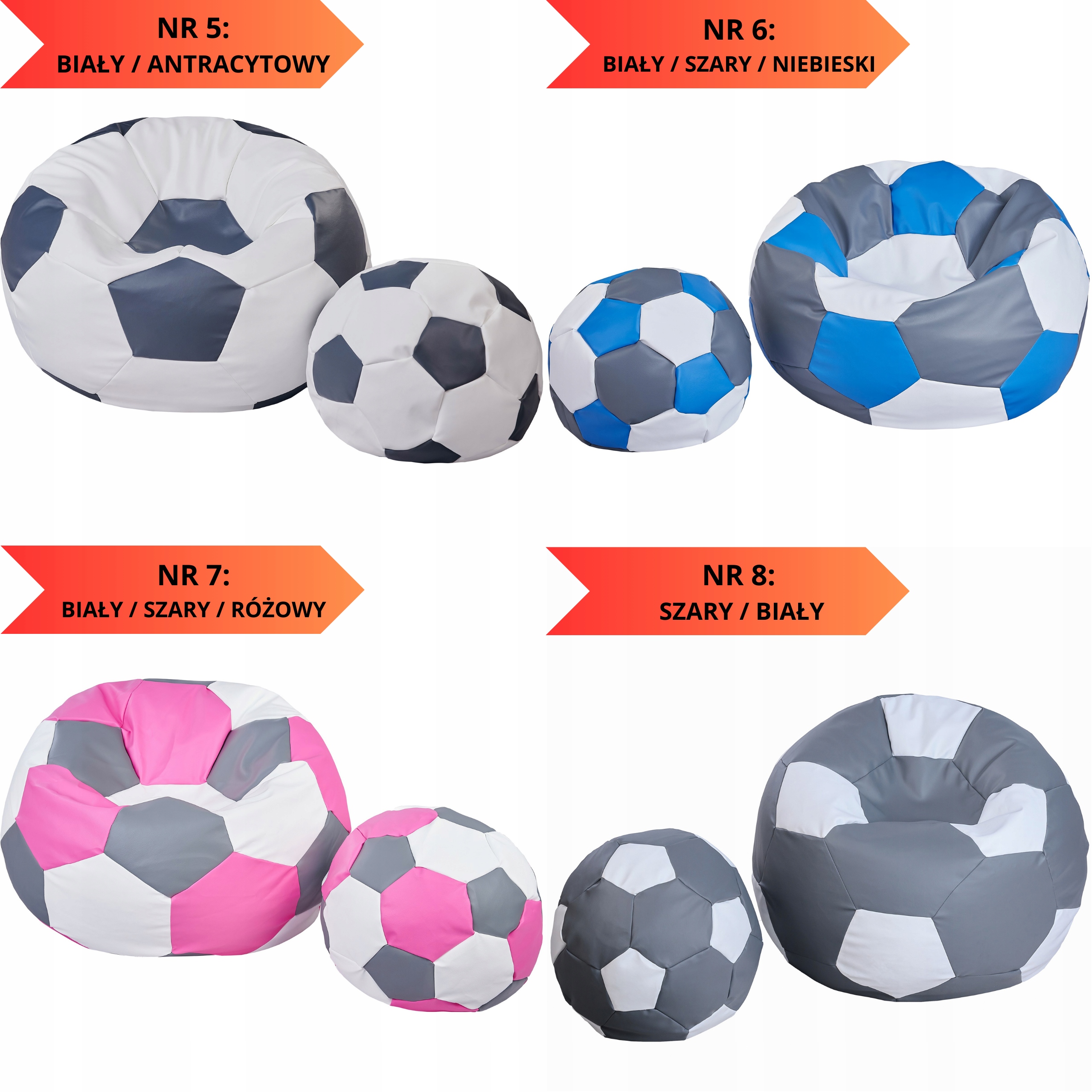 FUTBOLO POFFE BALL SEAT + NEMOKAMAI
