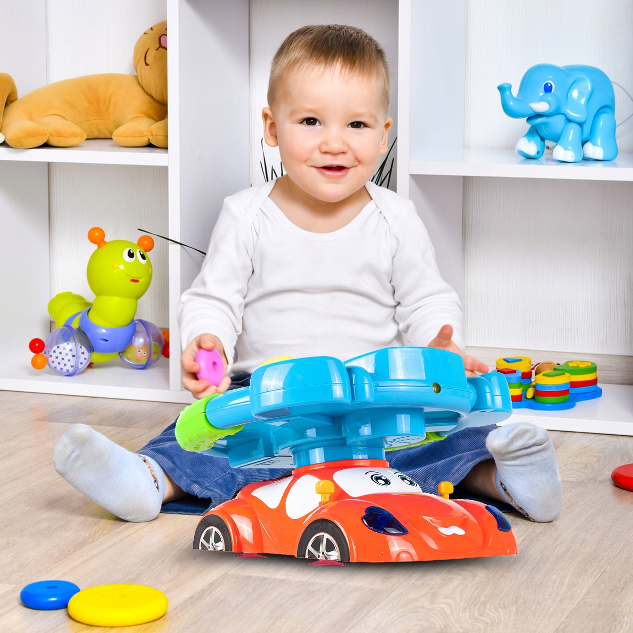 INTERAKTYVUS MOKYMASIS VAIRAS VAIKAMS AUTOMOBILIŲ ŠVIESOS GARSAS