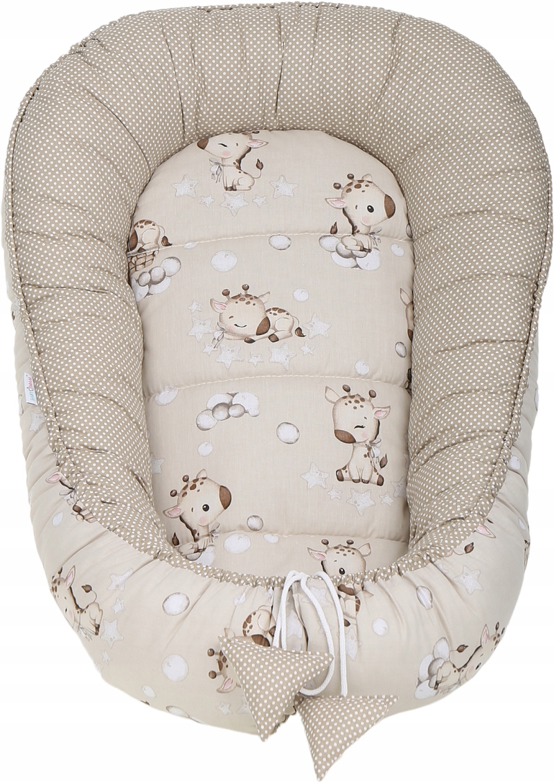 BABY COCOON NEST MINKY PIECE XXL BABYMAM RINKINYS, 7 ELEMENTAI.