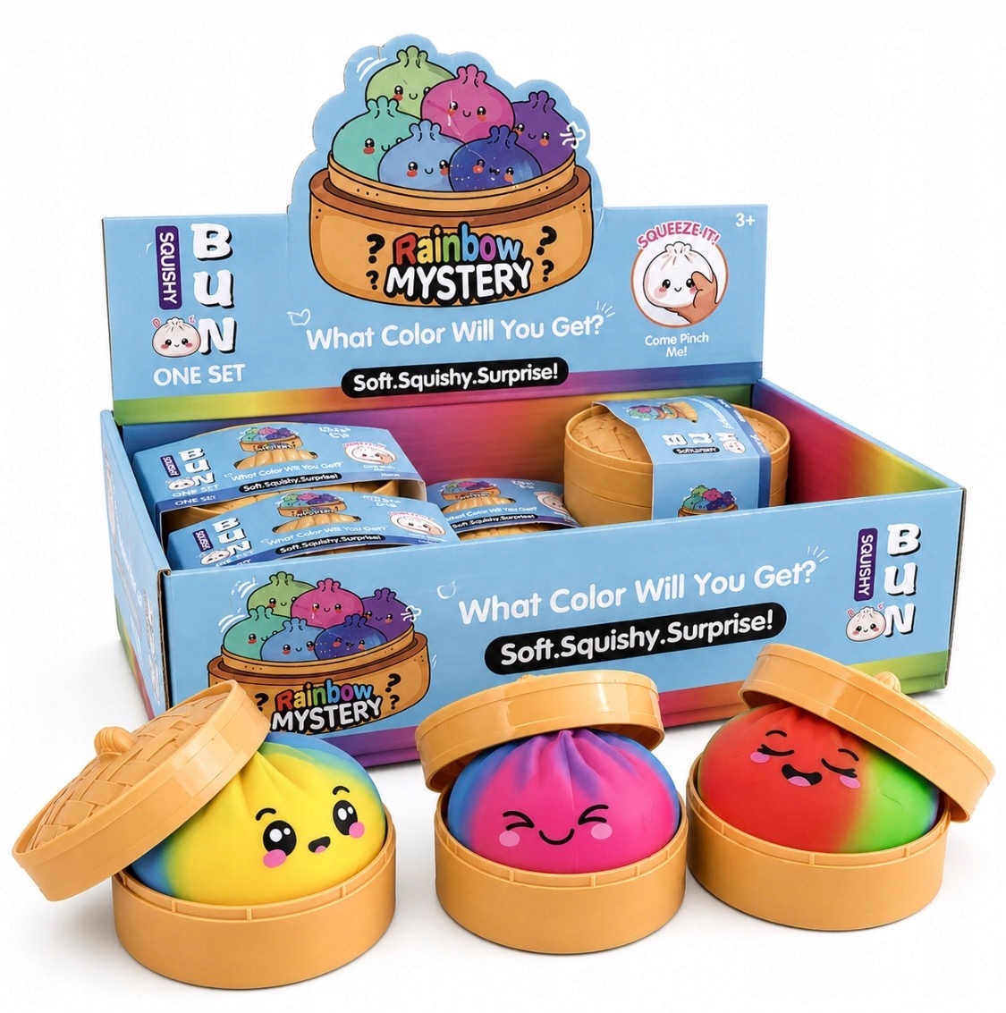 Gniotek Anti-stress Dumpling XXL Squishy in a Box Mystery spaustukas