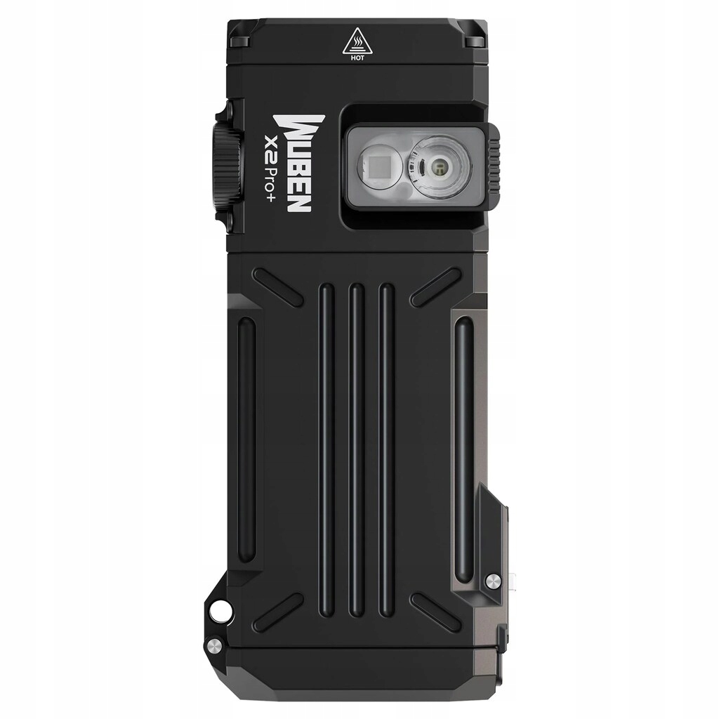 Wuben X2 Pro+ Black kompaktiškas EDC įkraunamas žibintuvėlis – 1500 liumenų