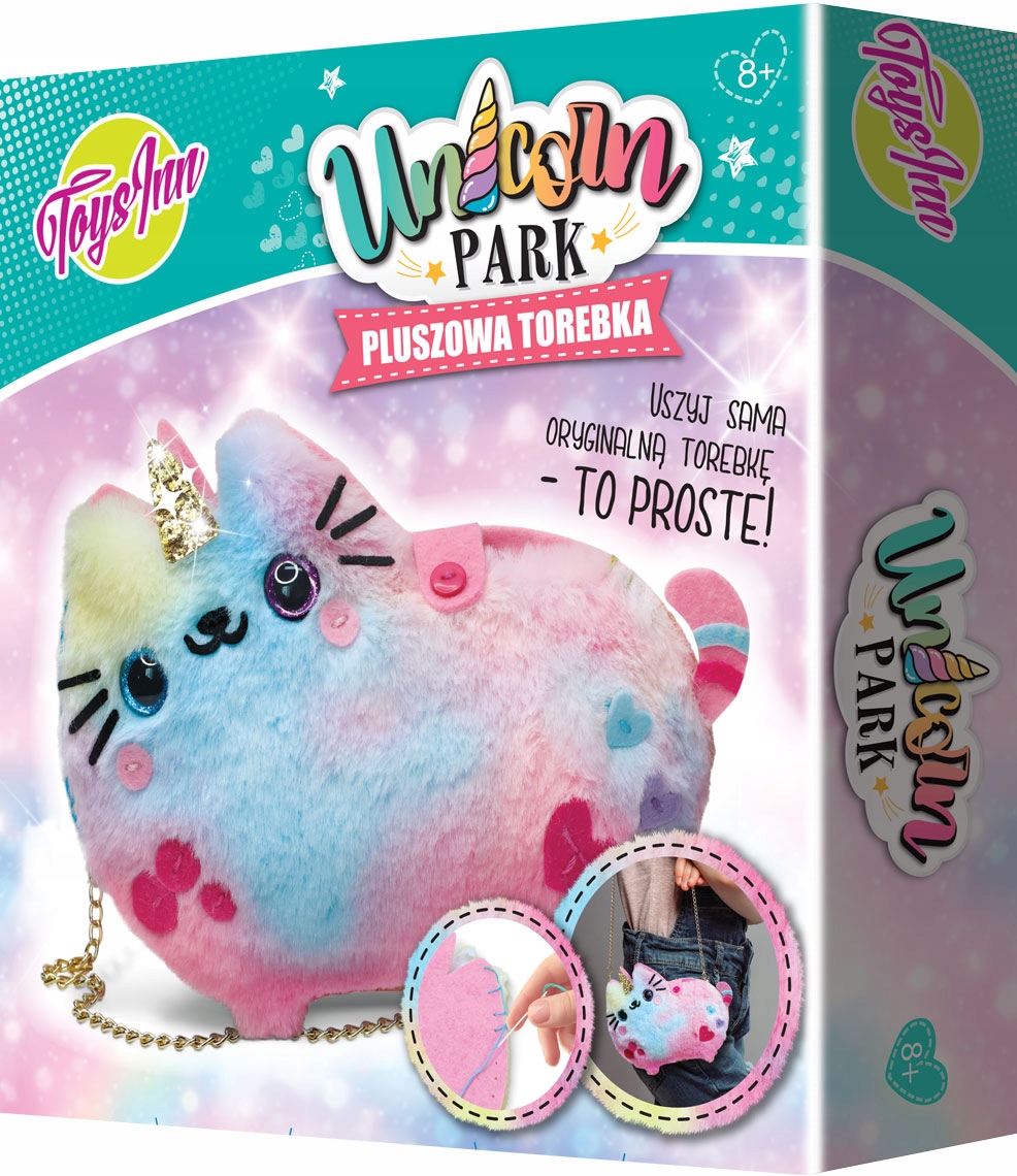 UNICORN BAG originalų pliušinį maišelį siūkite patys