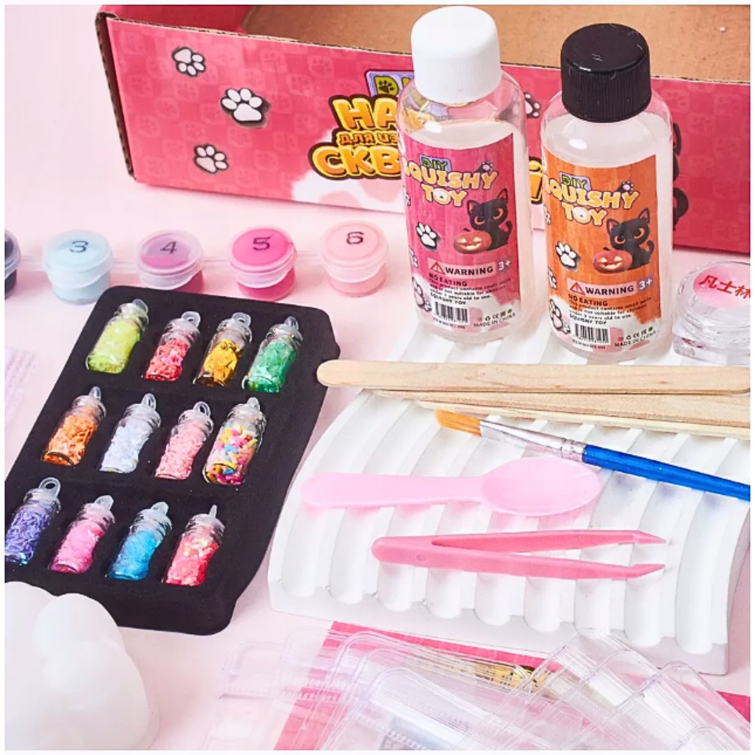 Rinkinys, skirtas sukurti ploną Cat's Paw gumos/plastiko 3 metus +
