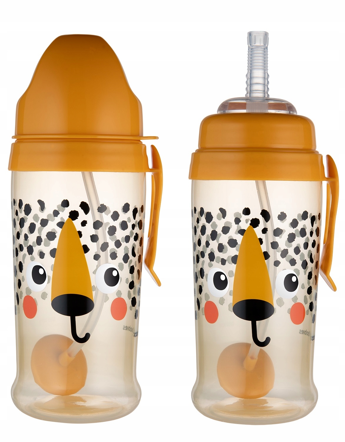 CANPOL SIDABRINIS BUTELĖLIS SU VAMTELIU IR SVORIU BabiesBoo Gepard 350ml 9m+