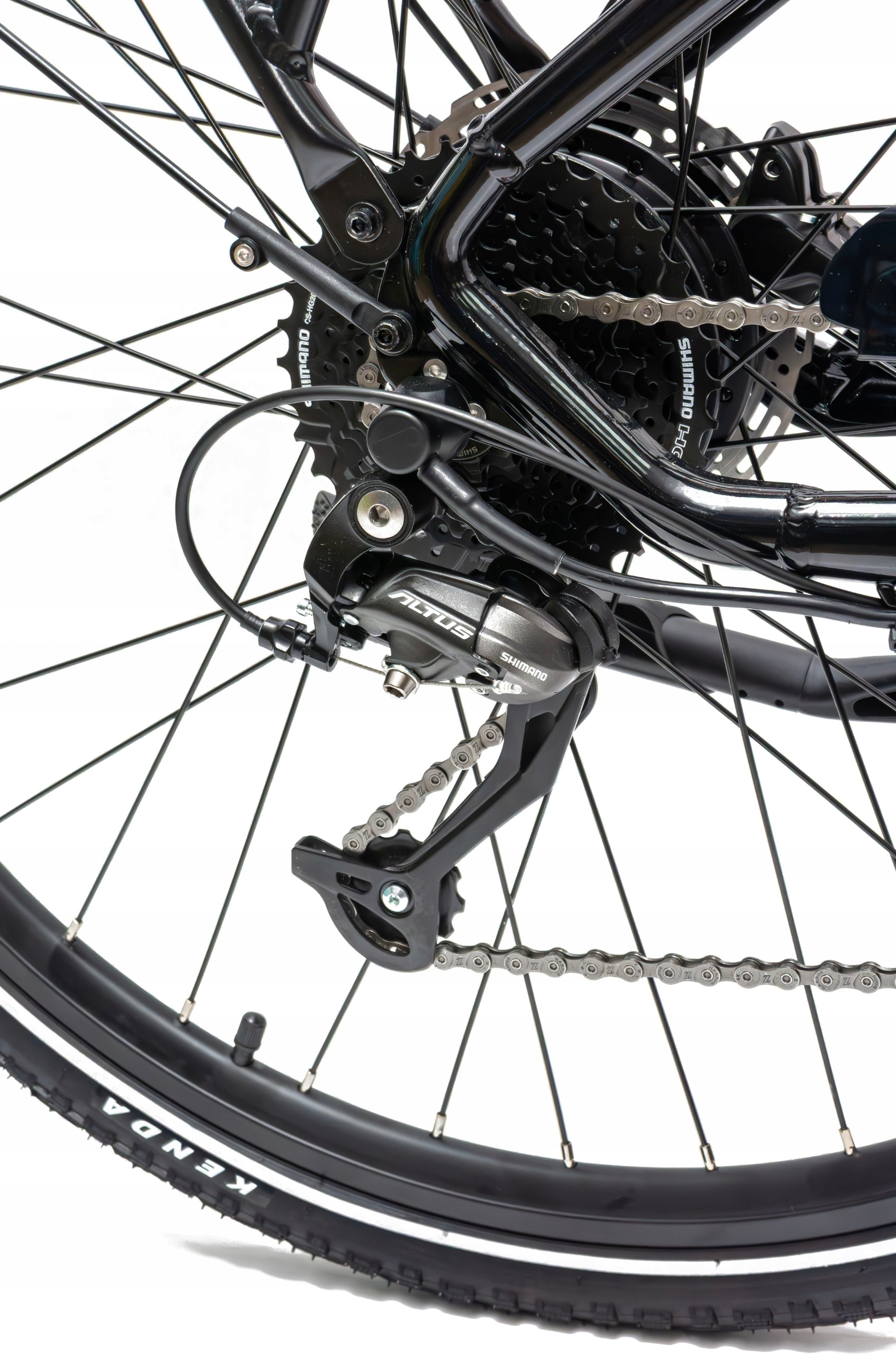 Moteriškas elektrinis trekingo dviratis 28 colių SHIMANO ratai, aliuminis, amortizacija