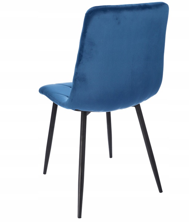 MINŠTA dygsniuota VELVET KĖDĖ moderni PIADO tamsiai mėlyna JUMIhome
