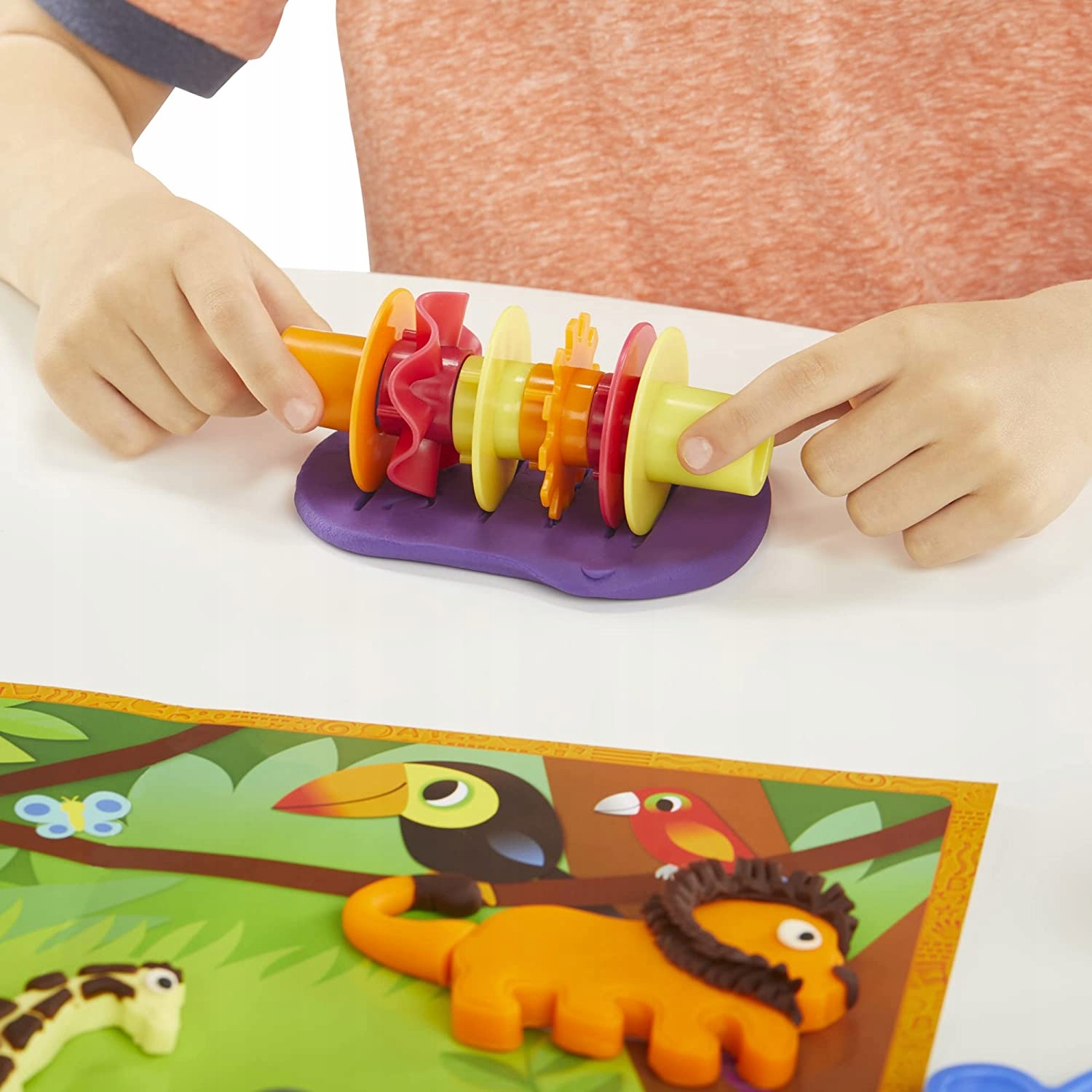 Play-Doh ciastolina žvėrių nuotykiai 10 tūbų