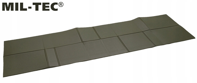 Mil-Tec Bundeswher putplasčio kilimėlis 190x60x0,5 cm vandeniui atsparus alyvuogių aliejus