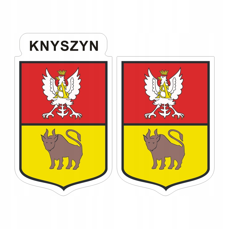 Knyšino herbo lipdukai