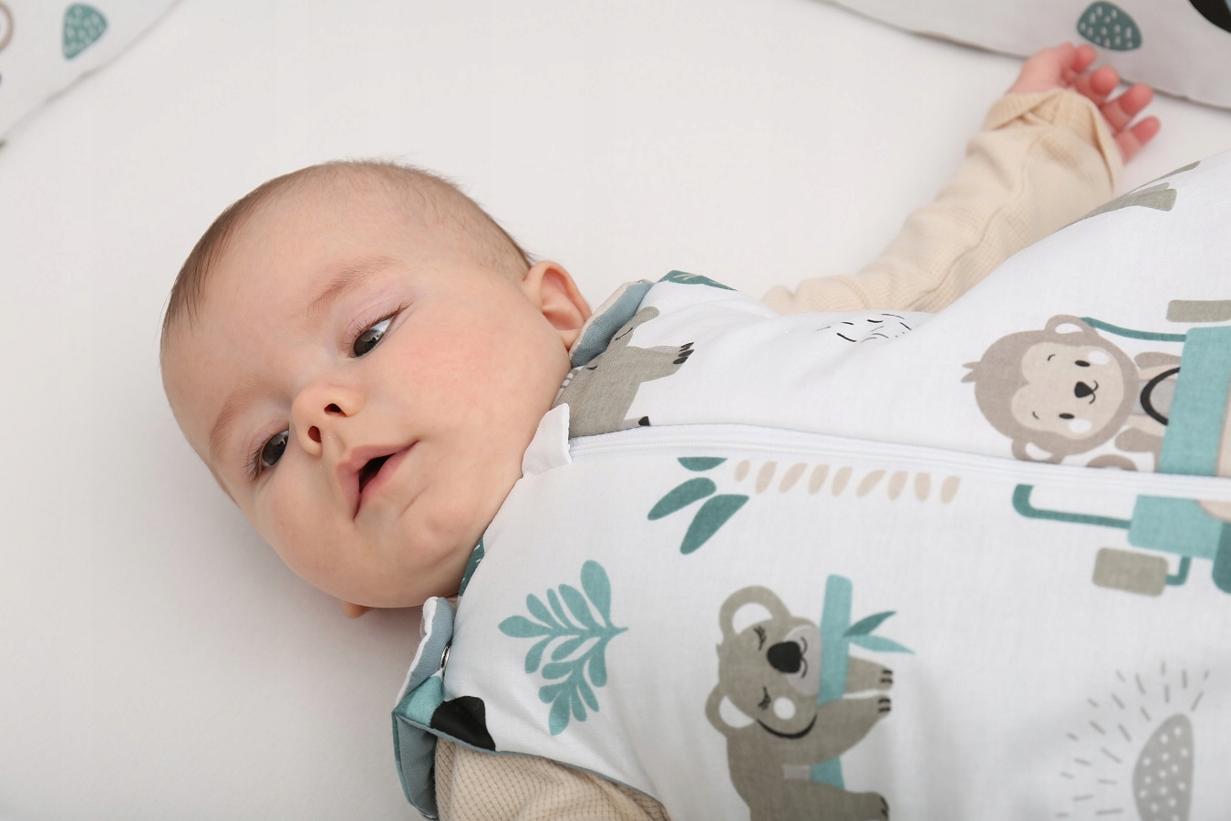 KŪDIKIO miegmaišis DREAM MEDVILNĖ 100% REGULIUOJAMAS BABYMAM
