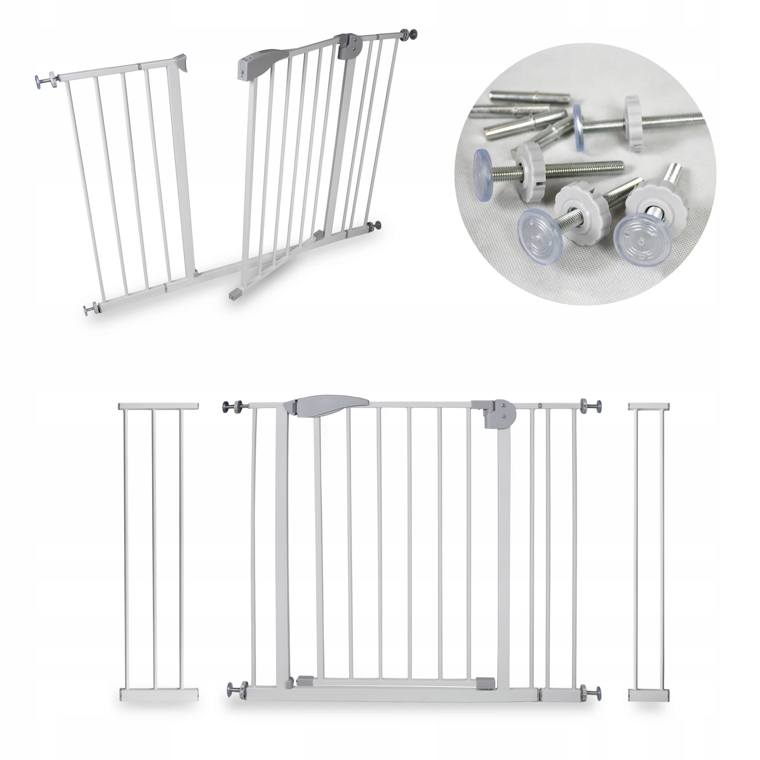 Apsauginė barjera laiptams ir durims 75-95cm