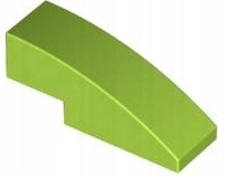 LEGO Lime Slant 50950 3x1 baldakimas 4537928 10 vnt.