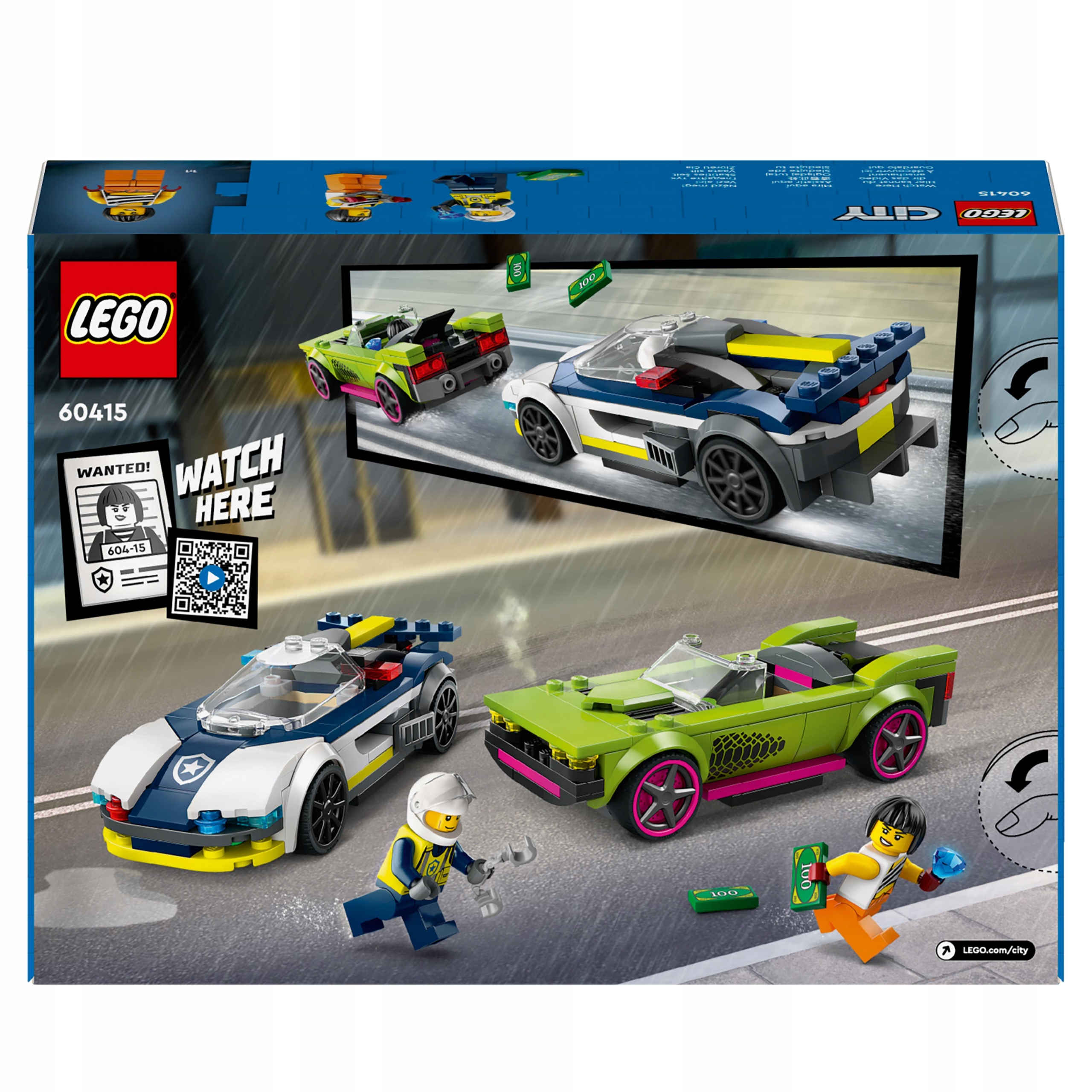 Lego City policijos persekiojimas 60415