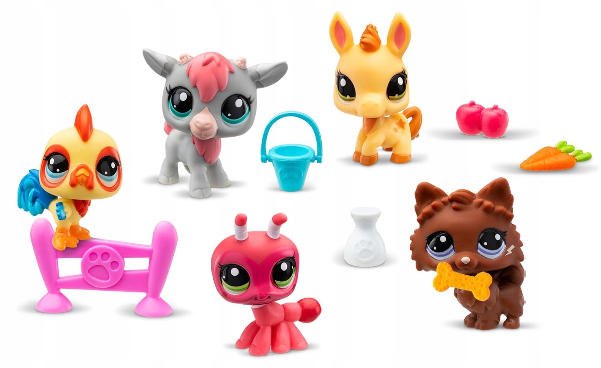 Littlest Pet Shop figureliu rinkinys farma 5 vienetai