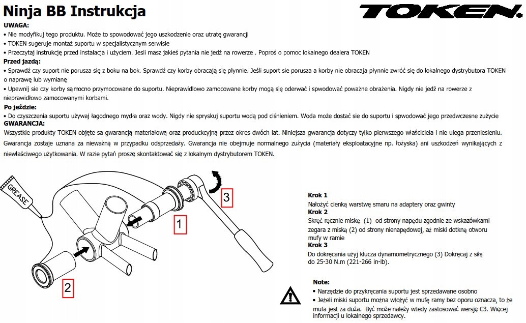 TOKEN NINJA BB841T-41 Pressfit apatinio laikiklio įdėklas, skirtas SHIMANO BB86 BB89.5 alkūniniam mechanizmui