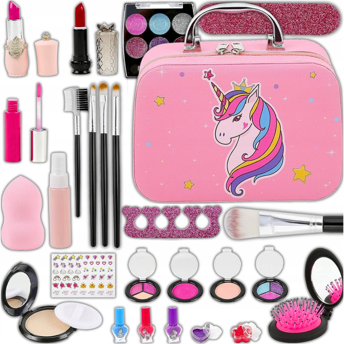 BOX COSMETICS NAGŲ MAKIAŽO RINKINYS VIENRAGIS VAIKAMS DOVANA