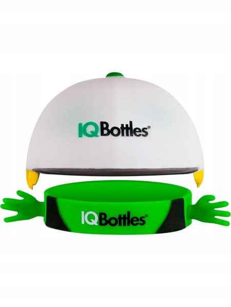 IQBottles butelis 2 in 1, oranžinis-mėlynas