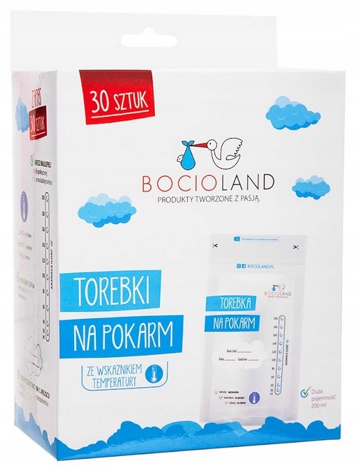 Bocioland maišeliai šlapiam pieniui 30 vnt
