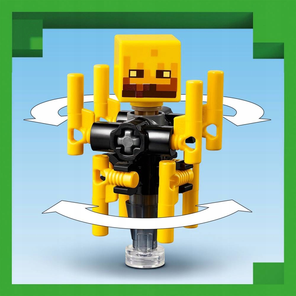 Lego Minecraft bitva ant Nethero tilto 21266