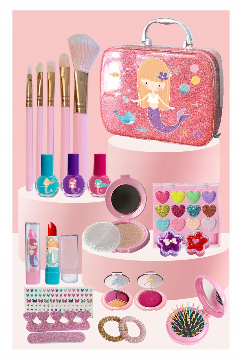 click4TOYS makiažo rinkinys sirenosilė kuprinėlė