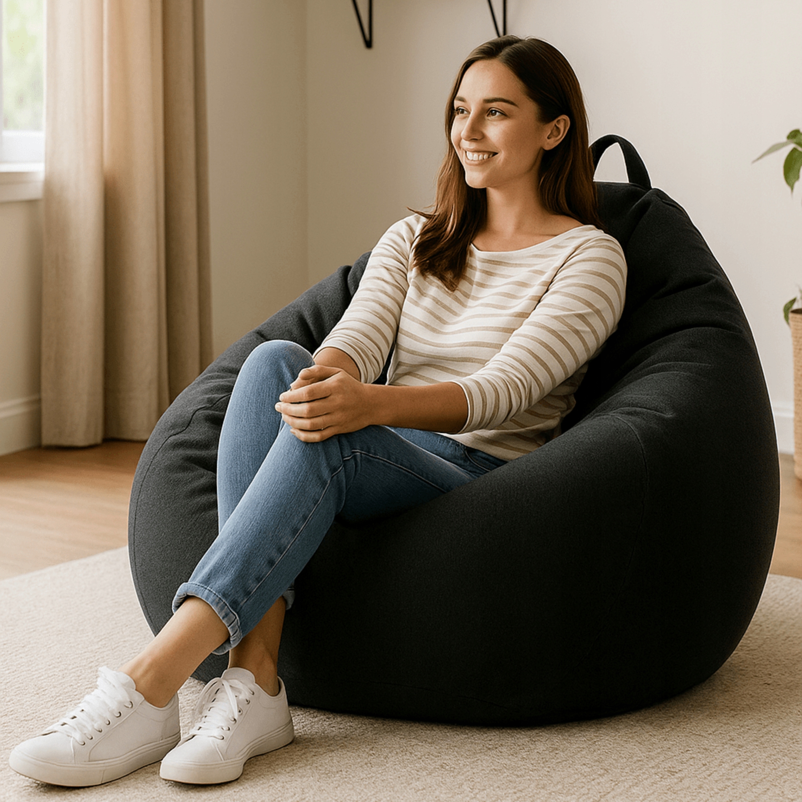 Sako Bag Puffe Seat Fotelis 250 L AD.CON EKO Black