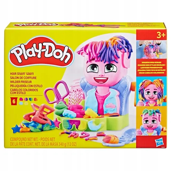 Play-Doh kirpyklos salonas su tešta