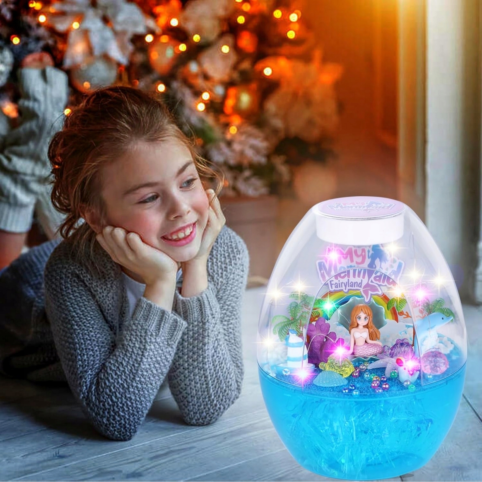 QULKI kūrybinis terariumo rinkinys su lampute