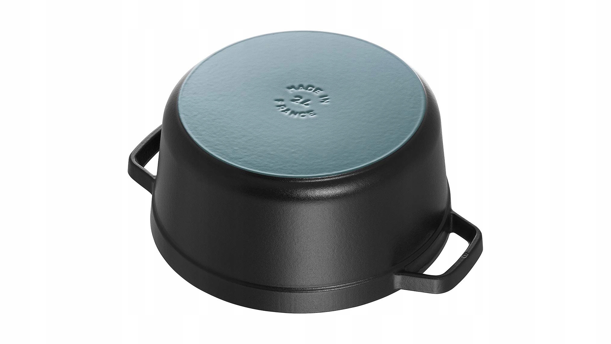 Apvalus ketaus puodas STAUB 40509-485-0 - juodas 1,7 ltr
