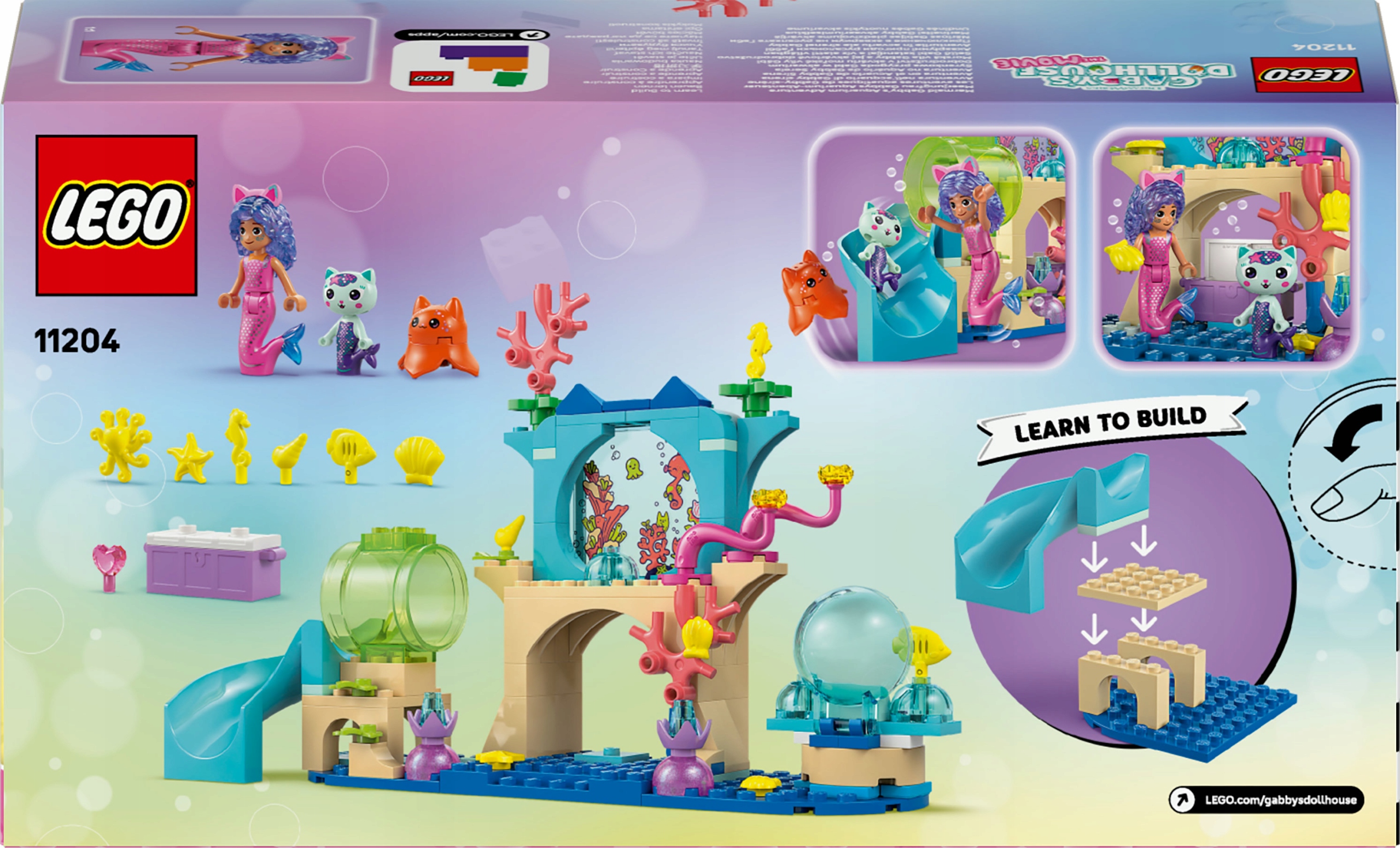 LEGO katinu namai Gabi vandenyno nuotykis sirena 11204