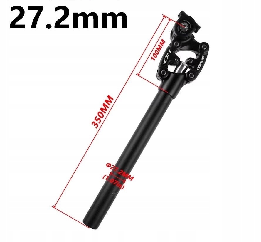 SR Suntour NCX pakabos sėdynės stulpas 27,2 mm x 350 mm
