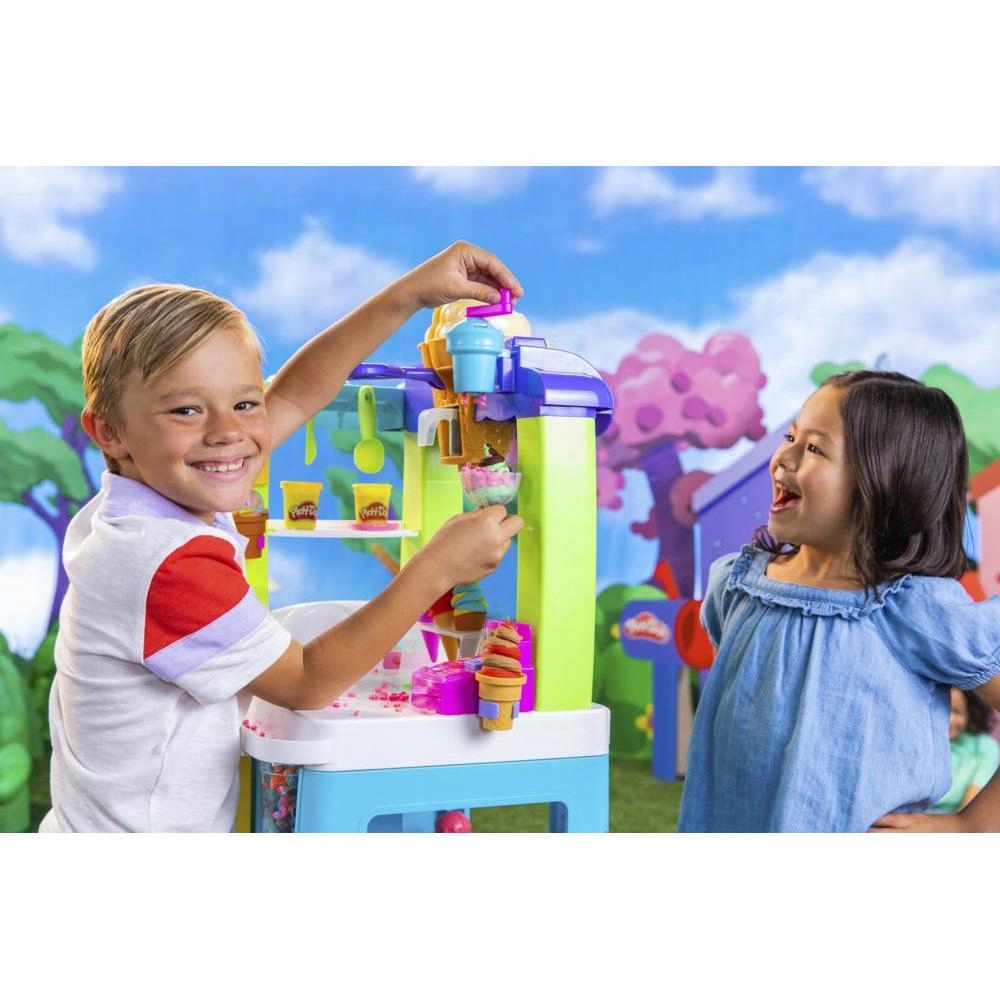 Hasbro Play-Doh ledų parduotuvė su 25 priedais