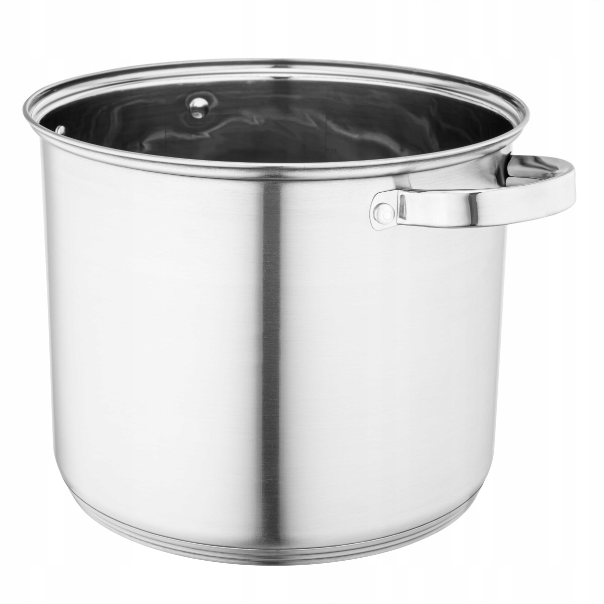 Nerūdijančio plieno puodas, dujų indukcija su dangčiu, Altom Design, 8,5 l
