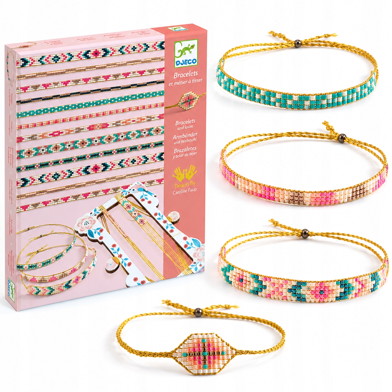 Djeco draugystės apyrankės koraliukai DIY 8+
