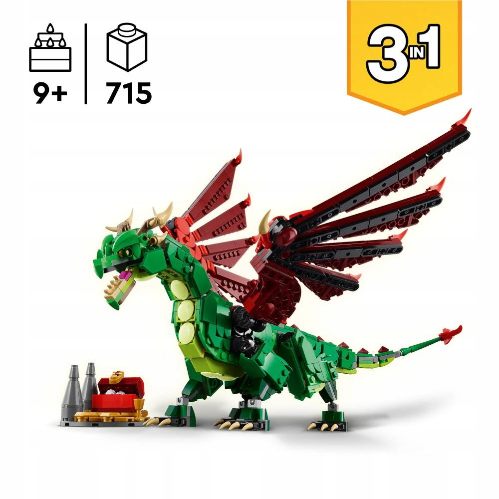 LEGO Creator viduramžių drakono komplektas 31161