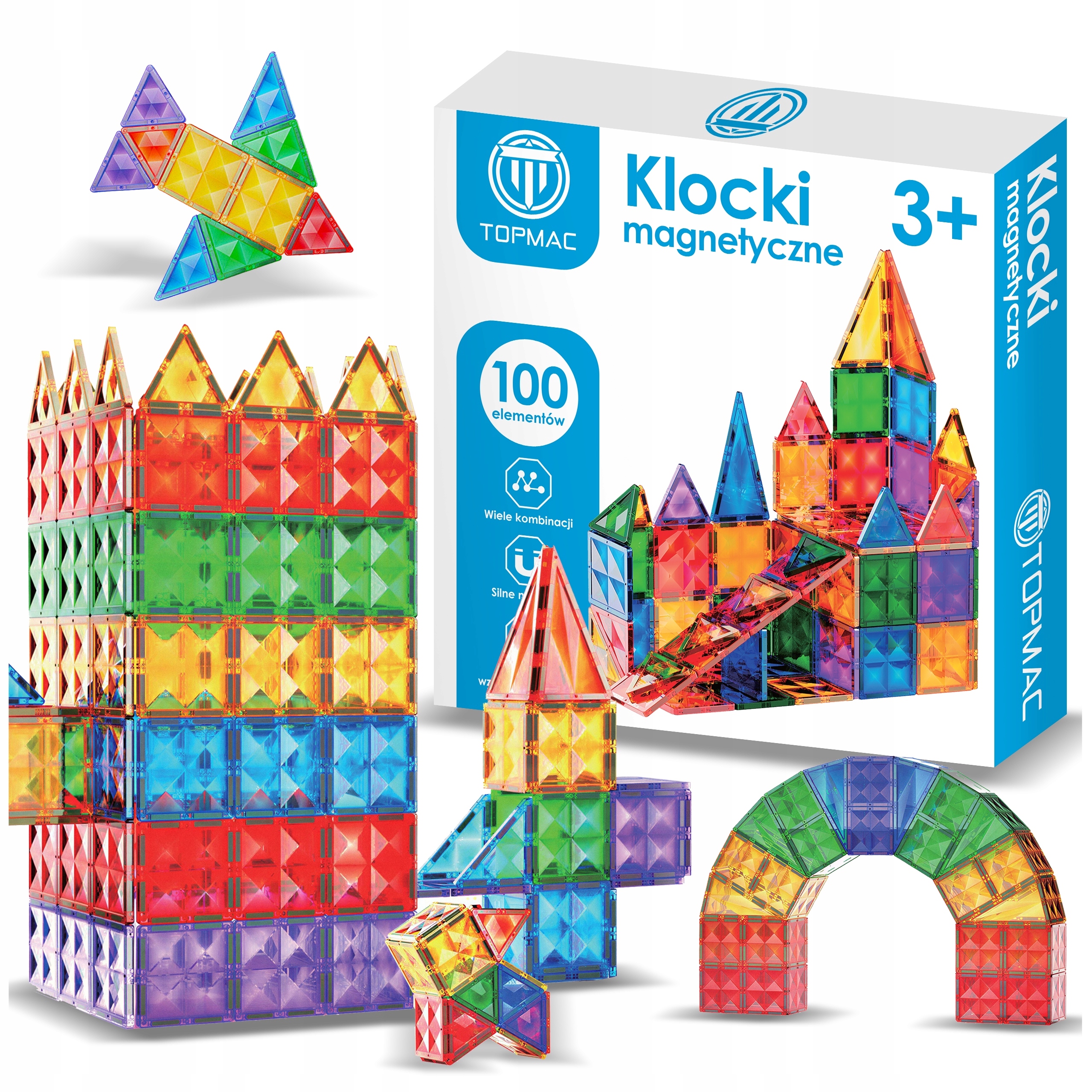 Modebelle magnetiniai blokai 100 vnt