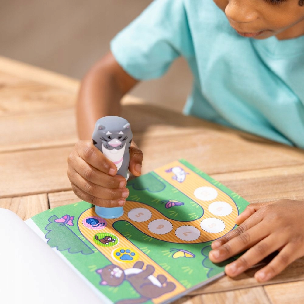 Melissa & Doug naklejki stempelek kot StickerWOW