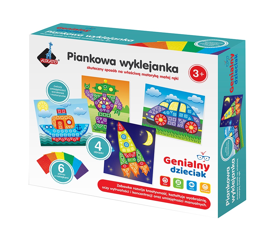 Askato putplasčio iškarpyti piešiniai nuo 3 metų