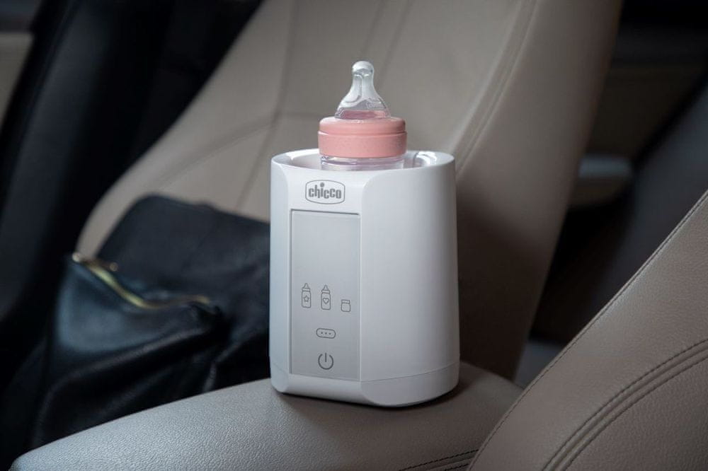 Chicco 2 viename daugiafunkcis butelių šildytuvas su automobiliniu kištuku