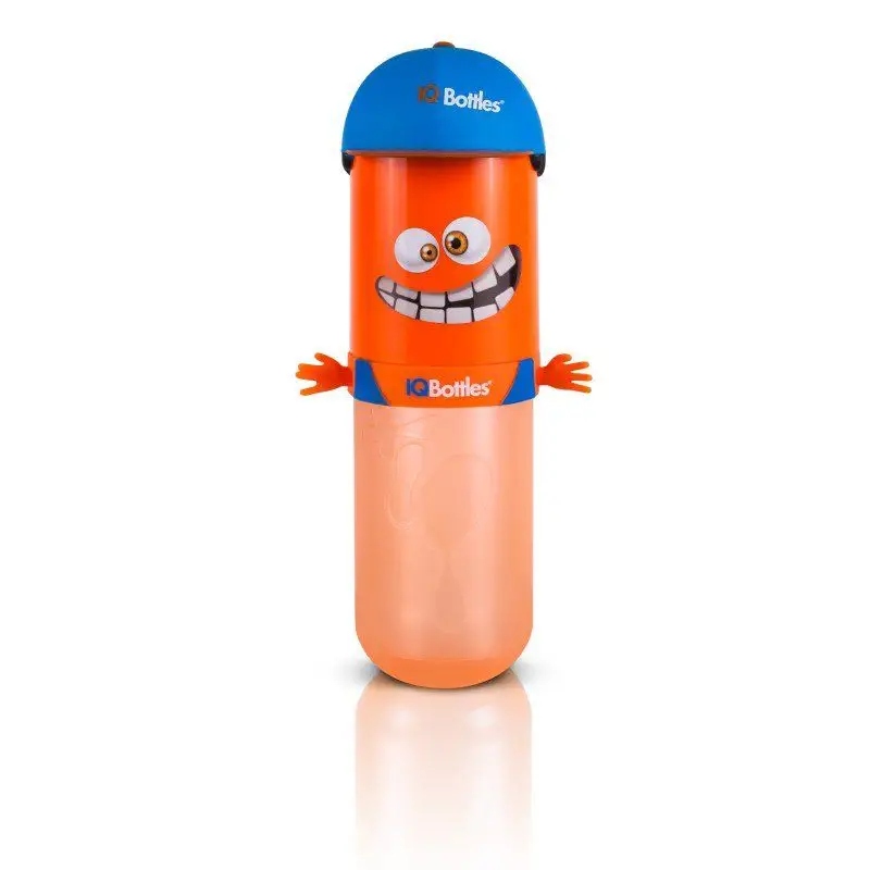IQBottles butelis 2 in 1, oranžinis-mėlynas