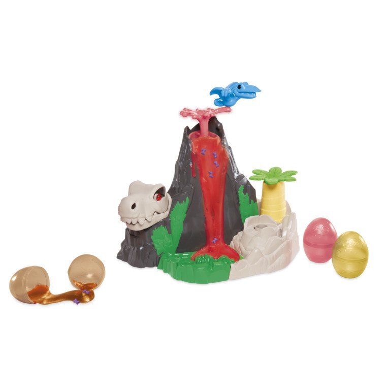 Play-Doh dinozaurų sala su vulkanu F1500