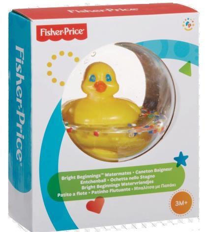 Geltonosios Fisher-Price plaukimo anties vandens draugai
