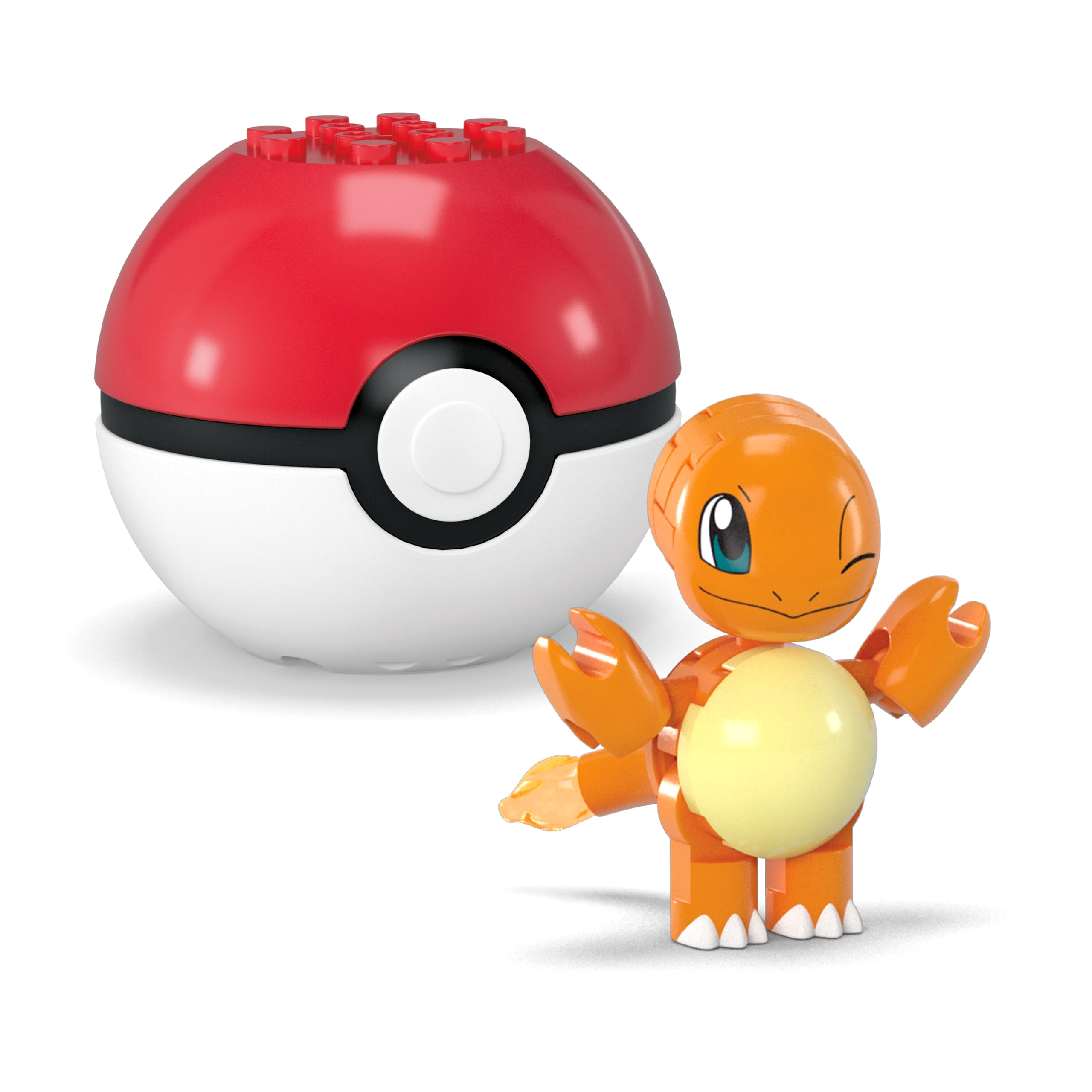 Pokémon 2-Pack Pokeballs MEGA Mattel Pokeball Charmander ir Eevee, 2 figūrėlės