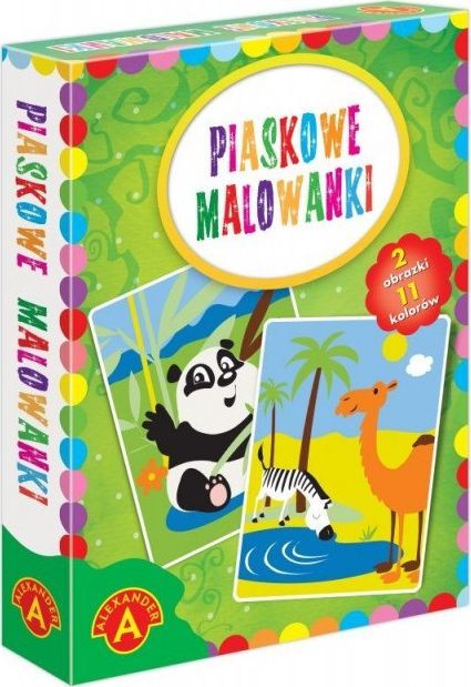 Smėlio dažymo puslapiai. Panda / kupranugaris